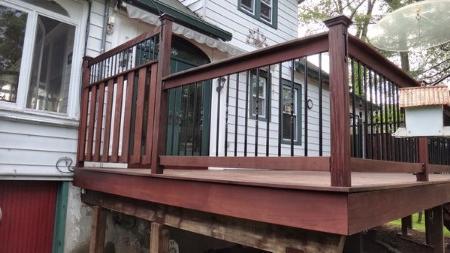 Ipe deck softwash cleaning west caldwell